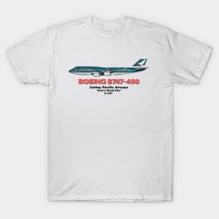Boeing B747-400 - Cathay Pacific Airways "Asia's World City" T-Shirt